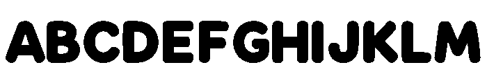 SweetKidsBubble Font UPPERCASE