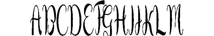 SweetMagnolia Font UPPERCASE