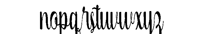 SweetMagnolia Font LOWERCASE
