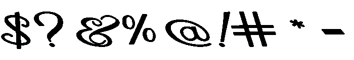 SweetMarigold Font OTHER CHARS