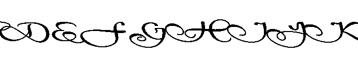 SweetMarigold Font UPPERCASE