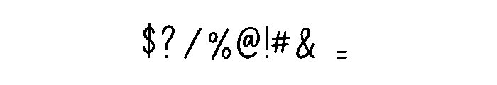 SweetPumpkin Font OTHER CHARS