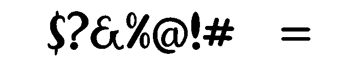 Sweetball Font OTHER CHARS