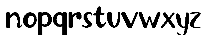 Sweetball Font LOWERCASE