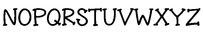 Sweetbell Regular Font UPPERCASE