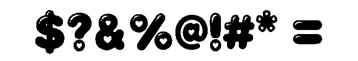 Sweetbliss Regular Font OTHER CHARS