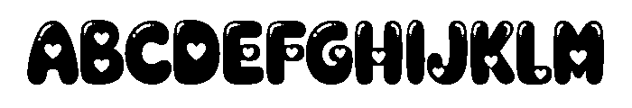 Sweetbliss Regular Font UPPERCASE