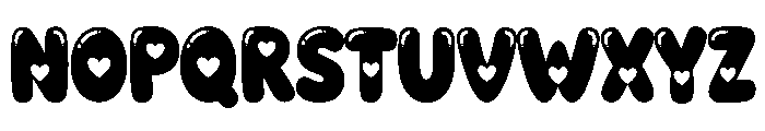Sweetbliss Regular Font UPPERCASE