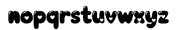 Sweetbliss Regular Font LOWERCASE