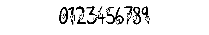 Sweetheart Doodle By Sq Regular Font OTHER CHARS