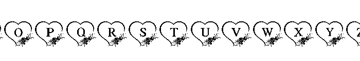 Sweetheart Floral Font UPPERCASE