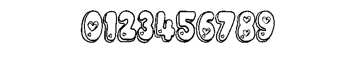 Sweetheart Love By Sque Regular Font OTHER CHARS
