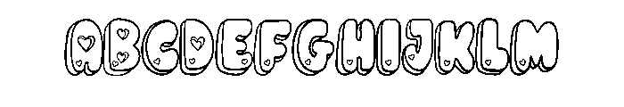 Sweetheart Love By Sque Regular FONT