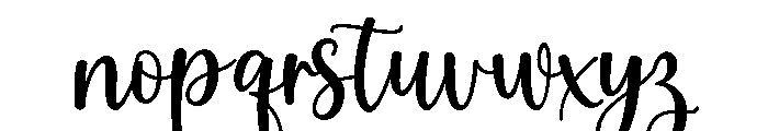 Sweetheart-Script Font LOWERCASE