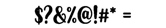 Sweetica Font OTHER CHARS