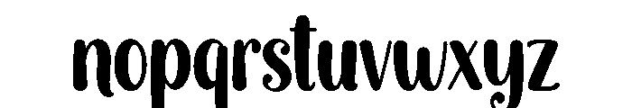 Sweetica Font LOWERCASE