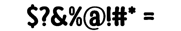 Sweetie America Regular Font OTHER CHARS
