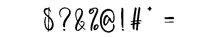 Sweetie Blossom Font OTHER CHARS