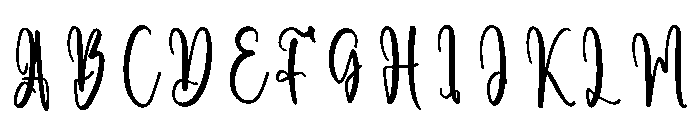 Sweetie Blossom Font UPPERCASE