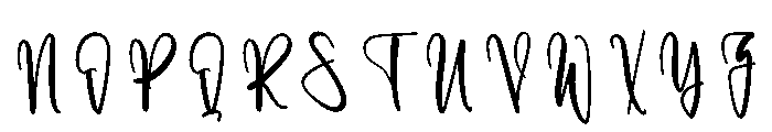 Sweetie Blossom Font UPPERCASE