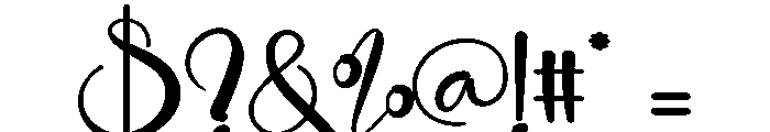 Sweetie Christmas Font OTHER CHARS