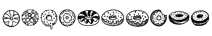 Sweetie Donut Font OTHER CHARS