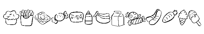 Sweetie Doodle Font LOWERCASE