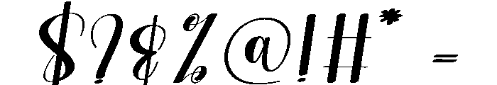 Sweetie Honeymoon Font OTHER CHARS
