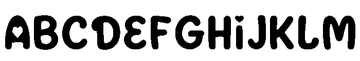 Sweetie Pop Regular Font UPPERCASE