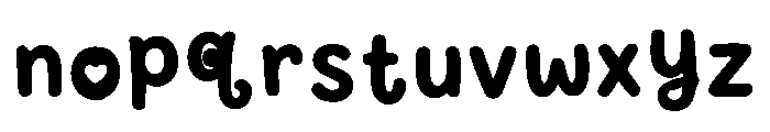 Sweetie Pop Regular Font LOWERCASE