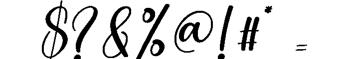 Sweetime Font OTHER CHARS