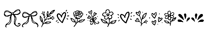 Sweetly Dreamy Extra Font UPPERCASE