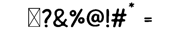 Sweetly Notes Font OTHER CHARS