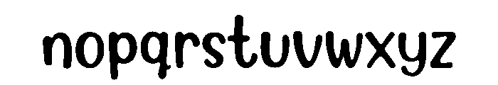 Sweetly Notes Font LOWERCASE