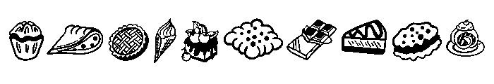 Sweets mithai Font OTHER CHARS