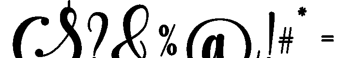 Sweetty Handmade Regular Font OTHER CHARS