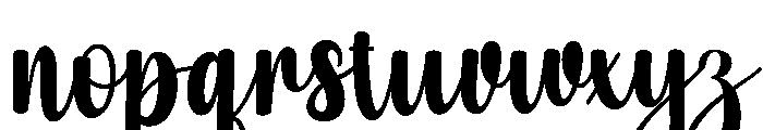 Sweetty Handmade Regular Font LOWERCASE