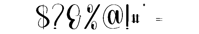 Sweety Autography Font OTHER CHARS