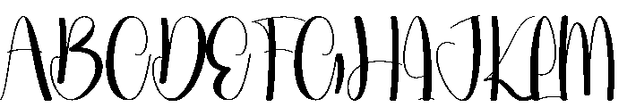 Sweety Autography Font UPPERCASE