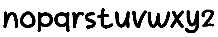 Sweety Blackforest Font LOWERCASE