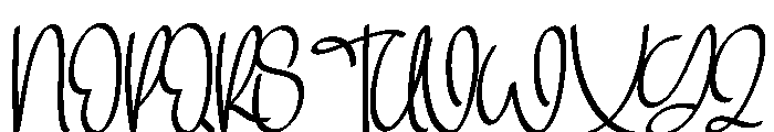Sweety Calligraphy Font UPPERCASE
