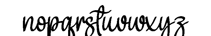 Sweety Calligraphy Font LOWERCASE