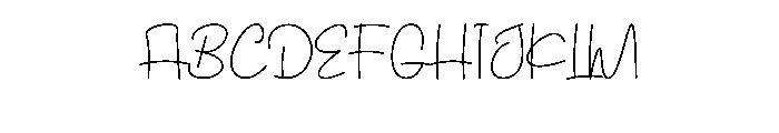Sweety Chaligraphy Font UPPERCASE