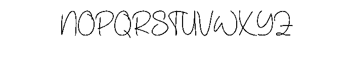 Sweety Chaligraphy Font UPPERCASE