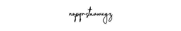 Sweety Chaligraphy Font LOWERCASE