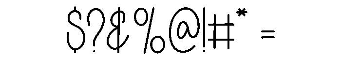 Sweety Handwriting Font OTHER CHARS