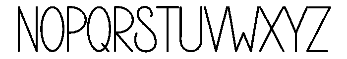 Sweety Handwriting Font UPPERCASE