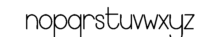 Sweety Handwriting Font LOWERCASE
