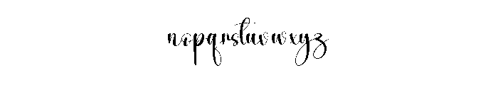 Sweety1 Font LOWERCASE