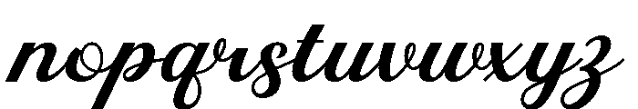 Swical Font LOWERCASE